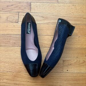 Beautifeel Leather Cap Toe Shoes Size 8